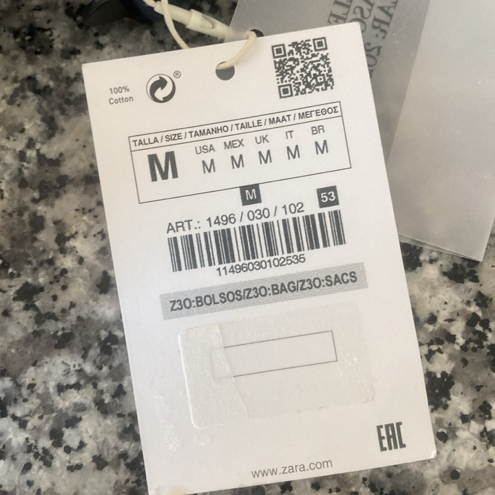 NWT ZARA fleece bag - Picture 7 of 11
